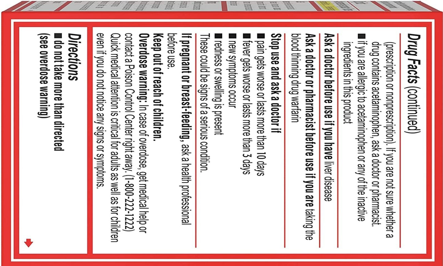 Tylenol Extra Strength Rapid Release Gelcaps - 24 ct, Pack of 2