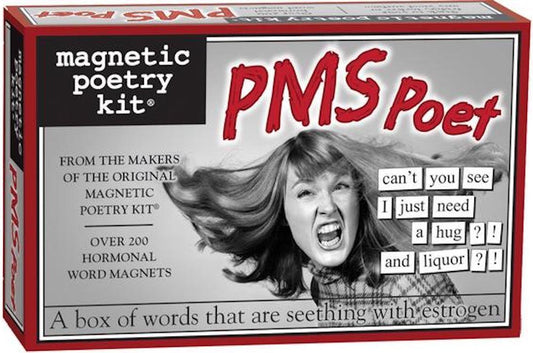 Magnetic Poetry - PMS Poet Kit - Words for Refrigerator - Write Poems and Letters on The Fridge - Made in The USA