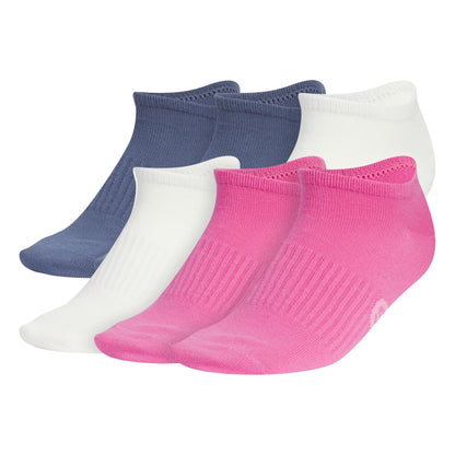 adidas Women's Classic Superlite Low-Profile No Show Socks (6-Pair) with Arch Compression for Non-Slip Fit and Breathable Comfort