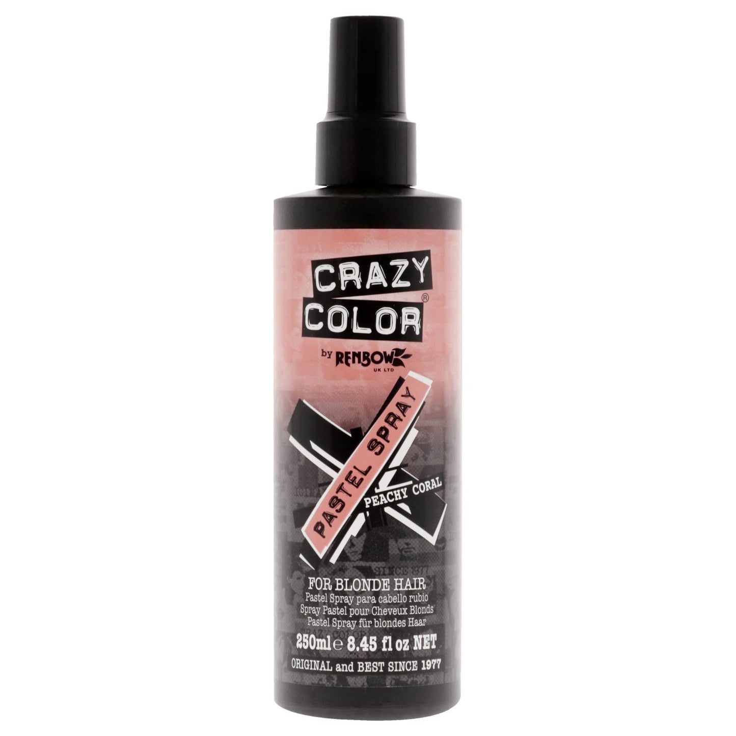 Crazy Color Pastel Spray for Perfect Instant Color for Blonde Hair 250ml
