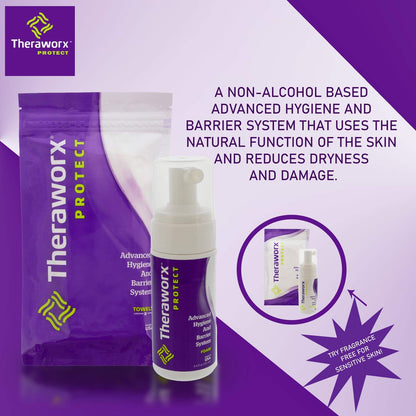 THERAWORX PROTECT Advanced Hygiene and Barrier System Foam (3.4 Fl Oz (Pack of 1))