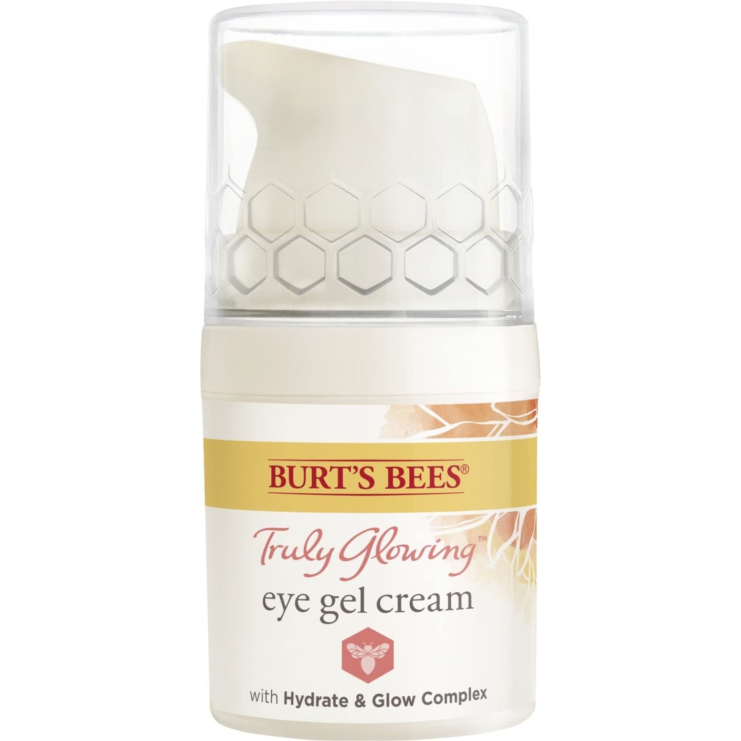 Burt's Bees Truly Glowing Eye Gel Cream Unisex 0.5 oz, White