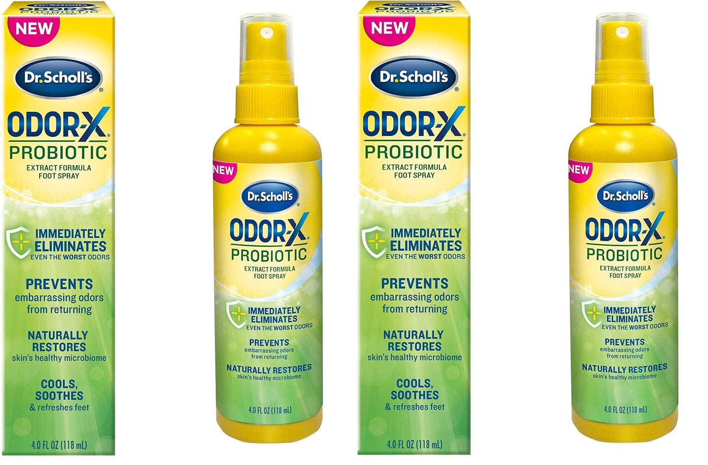 Dr. Scholl's Probiotic Foot Spray 4oz