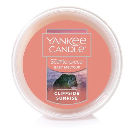 Yankee Candle Cliffside Sunrise Scenterpiece Melt Cup, Pink, 1630403