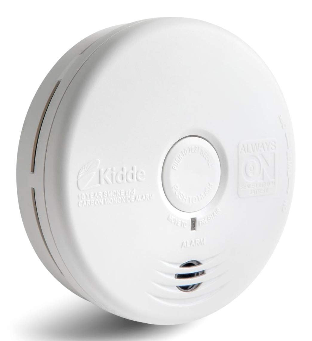 Kidde P3010K-CO Worry-Free Kitchen Photoelectric Smoke and Carbon Monoxide Alarm with 10 Year Sealed Battery (2 Pack)