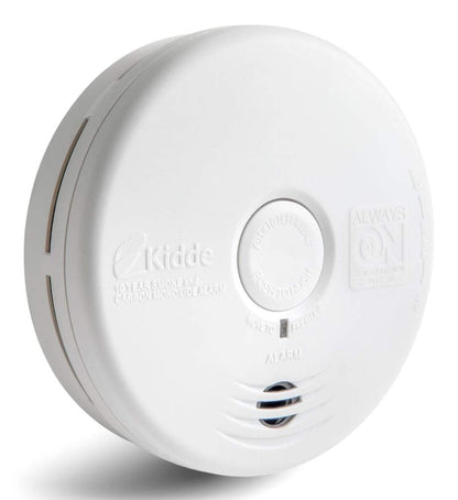 Kidde P3010K-CO Worry-Free Kitchen Photoelectric Smoke and Carbon Monoxide Alarm with 10 Year Sealed Battery (2 Pack)