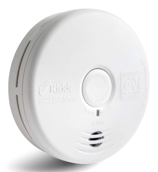 Kidde P3010K-CO Worry-Free Kitchen Photoelectric Smoke and Carbon Monoxide Alarm with 10 Year Sealed Battery (2 Pack)