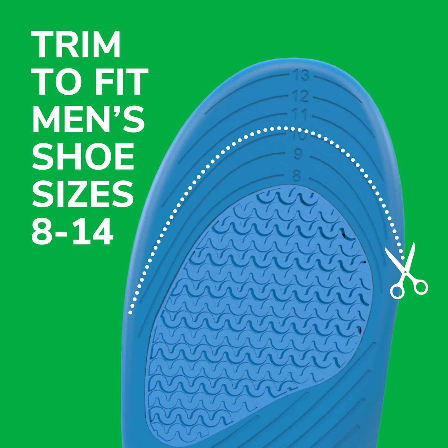 Dr. Scholl’s Sport Insoles - Superior Shock Absorption and Arch Support to Reduce Muscle Fatigue and Stress on Lower Body Joints