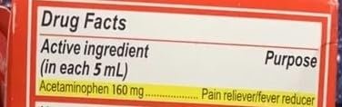Tylenol Children's Oral Suspension, Grape 4 FL. OZ.