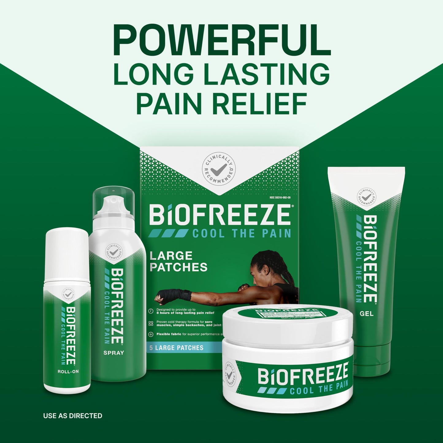 Biofreeze Gel Tube Menthol Gel for Pain Relief of Sore Muscles, Joint Pain, Simple Backaches, Strains, Bruises, and Sprains
