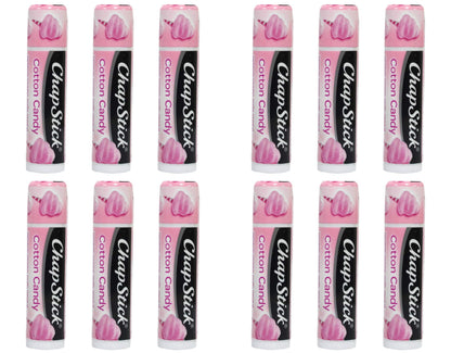 ChapStick (12) Stick Cotton Candy Flavored Lip Balm (12)