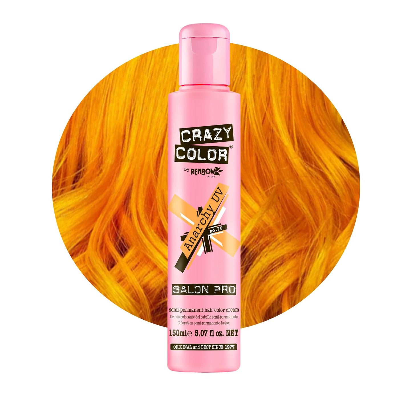 Crazy Color Peppermint Semi-Permanent Conditioning Hair Dye (150ml)