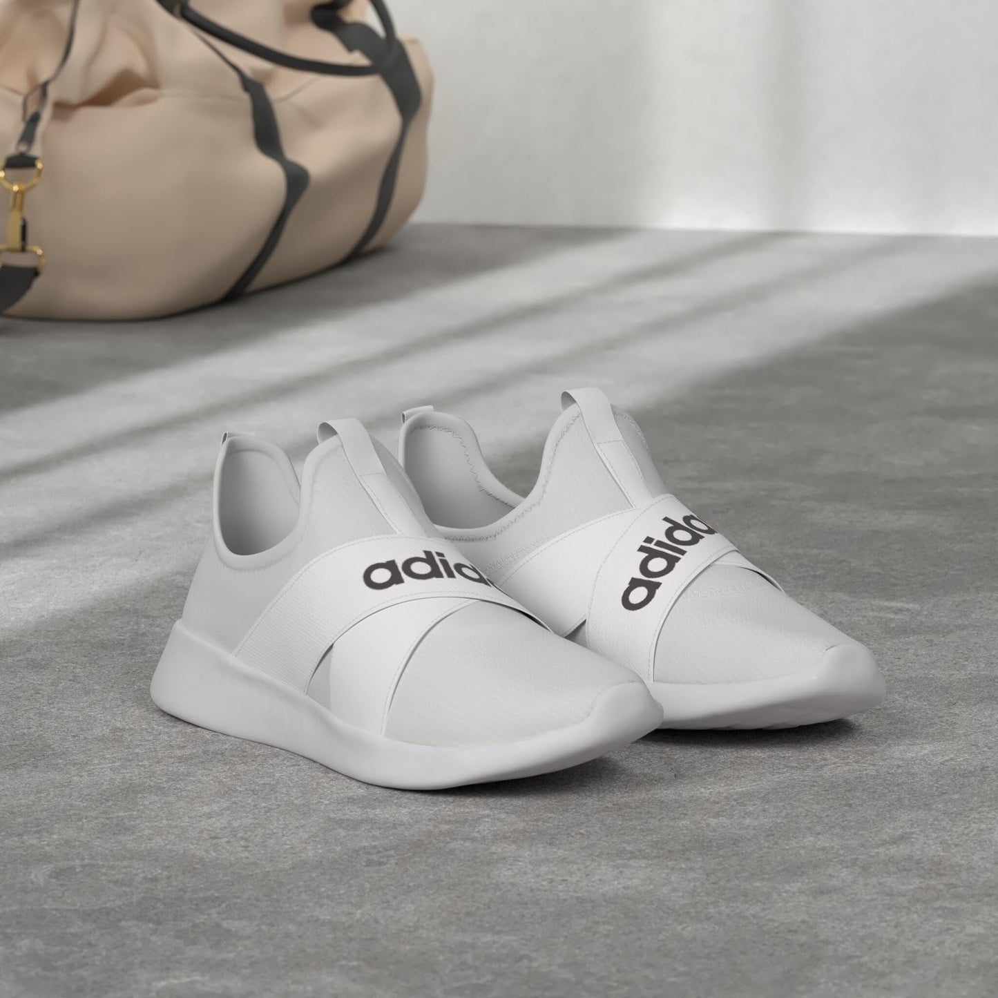 adidas Womens Puremotion Adapt SPW Running Sneakers Shoes - Purple