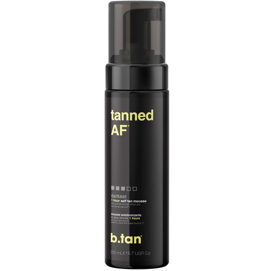 b.tan Self Tanner Singles | Fast, 1 Hour Sunless Tanner Mousse, No Fake Tan Smell, No Added Nasties, Vegan & Cruelty Free