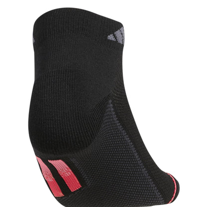 adidas Women's Superlite Stripe 3.0 Low Cut Socks (3-Pair) Athletic Fit with Arch Compression