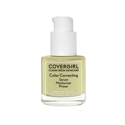 COVERGIRL Clean Fresh Color Correcting Serum + Moisturizer + Primer – Moisturizer, Face Primer, Covergirl Skincare