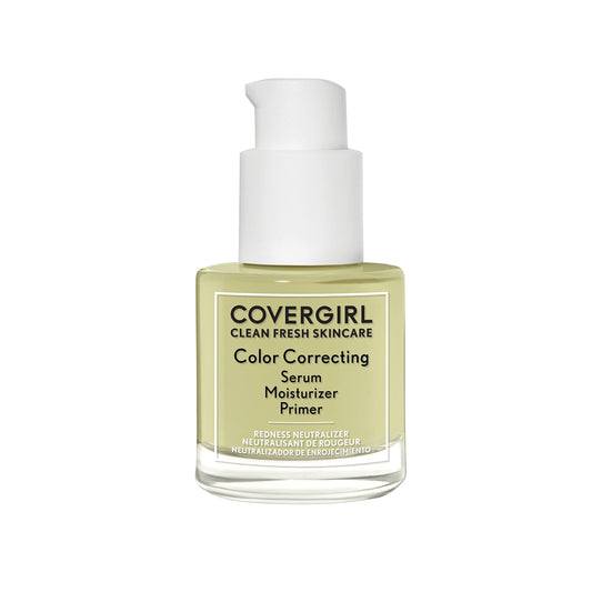 COVERGIRL Clean Fresh Color Correcting Serum + Moisturizer + Primer – Moisturizer, Face Primer, Covergirl Skincare