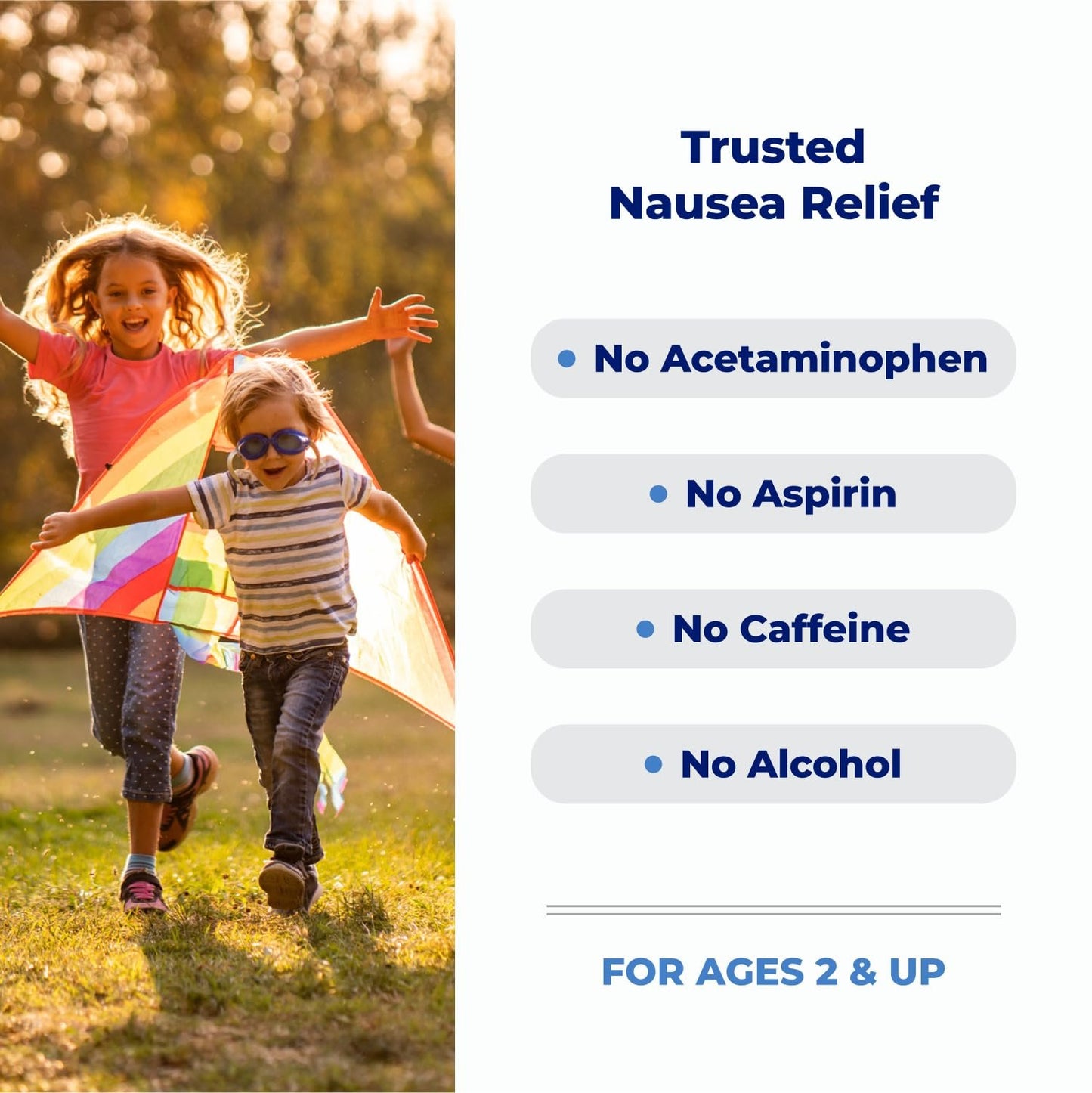 Emetrol Children's Non-Drowsy Liquid Nausea Relief - Upset Stomach Medicine - Nausea Relief for Kids - Mixed Berry Flavor - 4fl oz, 2 Pack