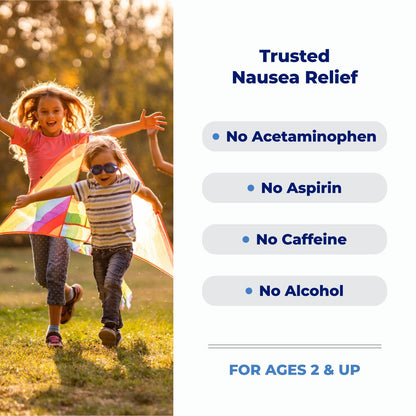 Emetrol Children's Non-Drowsy Liquid Nausea Relief - Upset Stomach Medicine - Nausea Relief for Kids - Mixed Berry Flavor - 4fl oz, 2 Pack