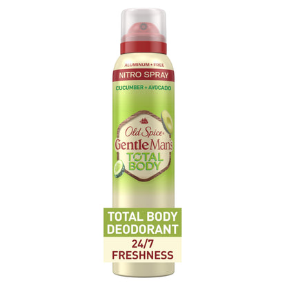 Old Spice Total Body Deodorant Men, Vanilla + Shea, Aluminum Free Deodorant Spray for 24/7 Freshness // Dermatologist Tested Whole Body Deodorant, 3.5 oz