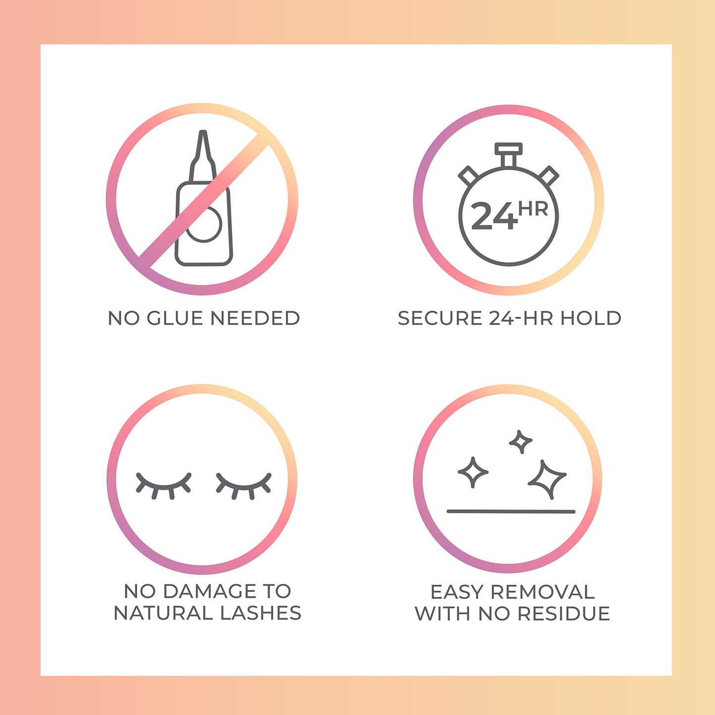 KISS imPRESS False Eyelashes, Lash Clusters, Falsies, Authentic Natural', 12mm-14mm, Includes 12 pieces of pre-bonded lashes, Contact Lens Friendly, Easy to Apply, Reusable Strip Lashes