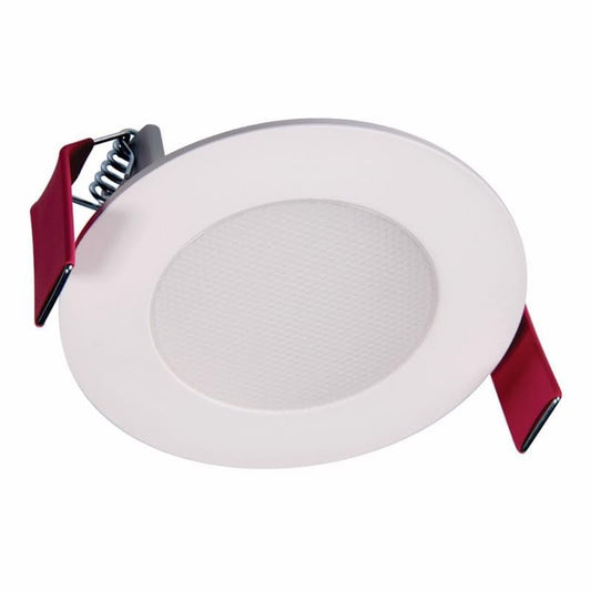 Halo HLB Series HLB3059FS1EMWR Downlight, 9 W, 277 V, LED Lamp, Aluminum, Matte White