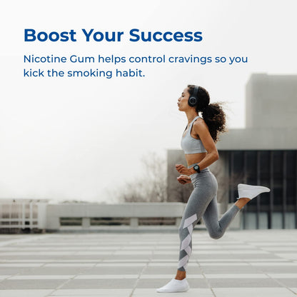 Rite Aid Nicotine Gum, Original Flavor, 4 mg - 110 Count | Quit Smoking Aid | Nicotine Replacement Gum| Stop Smoking Aids That Work Quick | Chewing Gum to Help You Quit Smoking | Uncoated Nicotine Gum