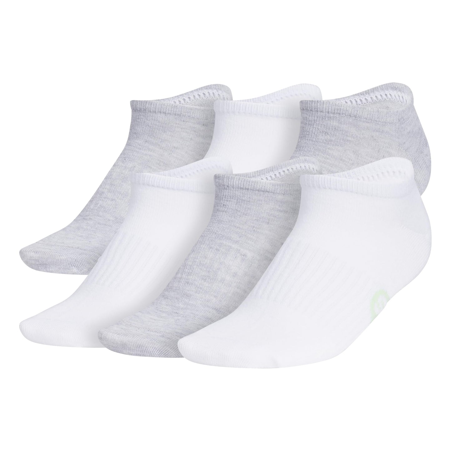 adidas Women's Classic Superlite Low-Profile No Show Socks (6-Pair) with Arch Compression for Non-Slip Fit and Breathable Comfort