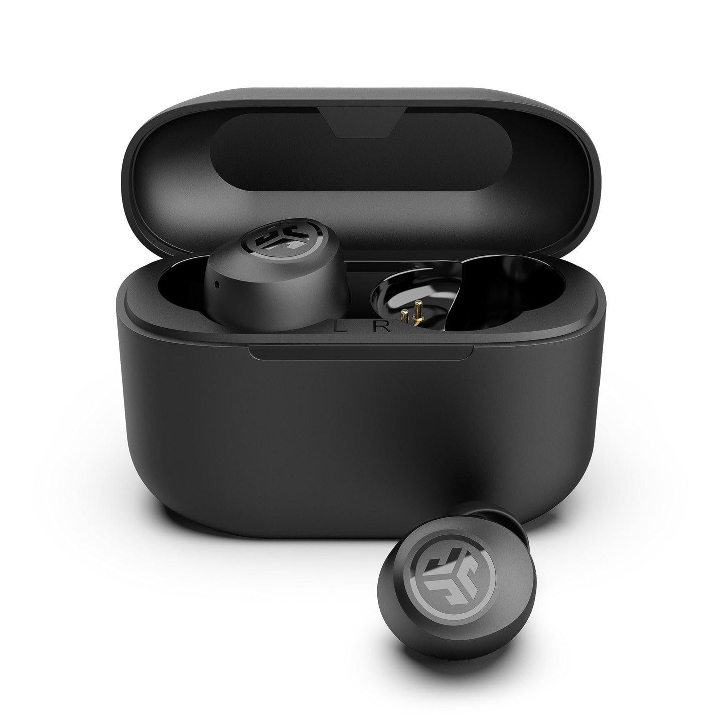 JLab Go Air Pop True Wireless Earbuds, in Ear Headphones, Bluetooth Earphones, Ear Buds with 32H Playtime, Bluetooth Earbuds with Microphone, USB Charging Case, Dual Connect, EQ3 Sound