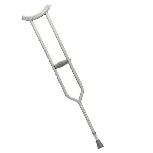 Drive Medical Aluminum Crutch with Comfortable Underarm Pad and Handgrip