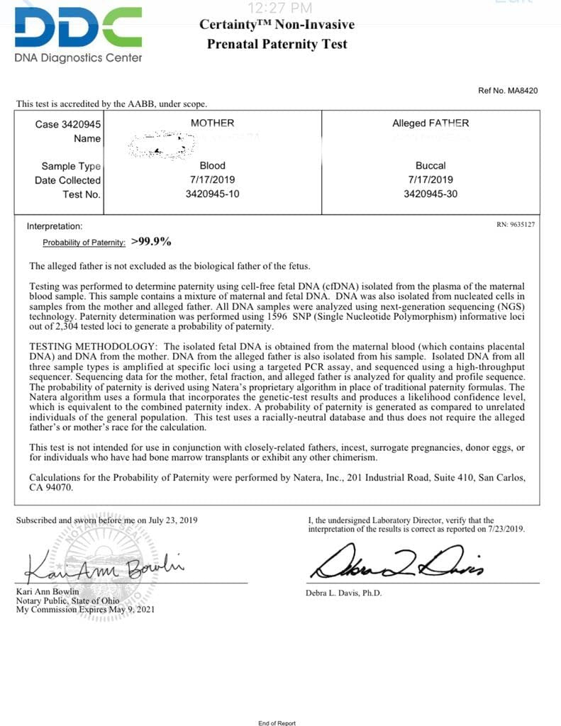 HOMEDNA Paternity Analysis + Report. Accredited + certified lab. America's no. 1 brand paternity test. Simple cheek swab. 1Kit