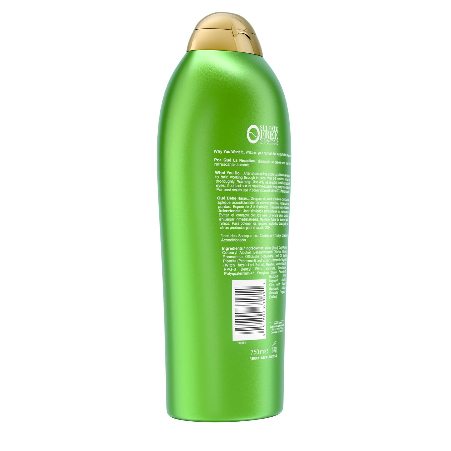 OGX Extra Strength Refreshing Scalp + Teatree Mint Conditioner