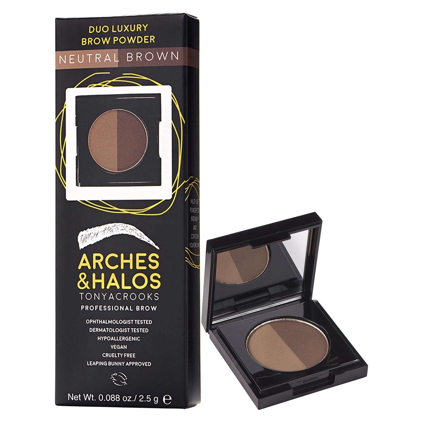 Arches & Halos Duo Luxury Brow Powder
