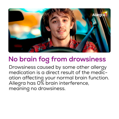 Allegra Adult Non-Drowsy Antihistamine Tablets for 12-Hour Allergy Relief, 60 mg, 24 Count