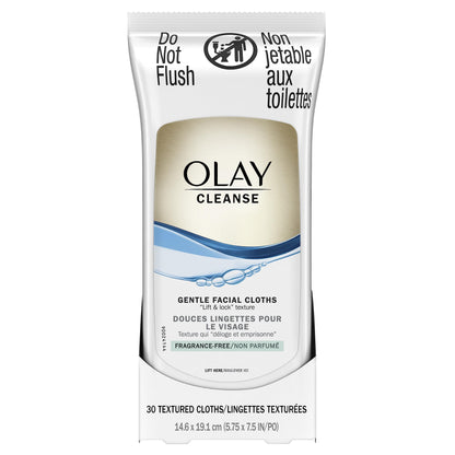 Olay Wet Cleansing Cloths Gentle Clean, Sensitive/Fragrance-Free