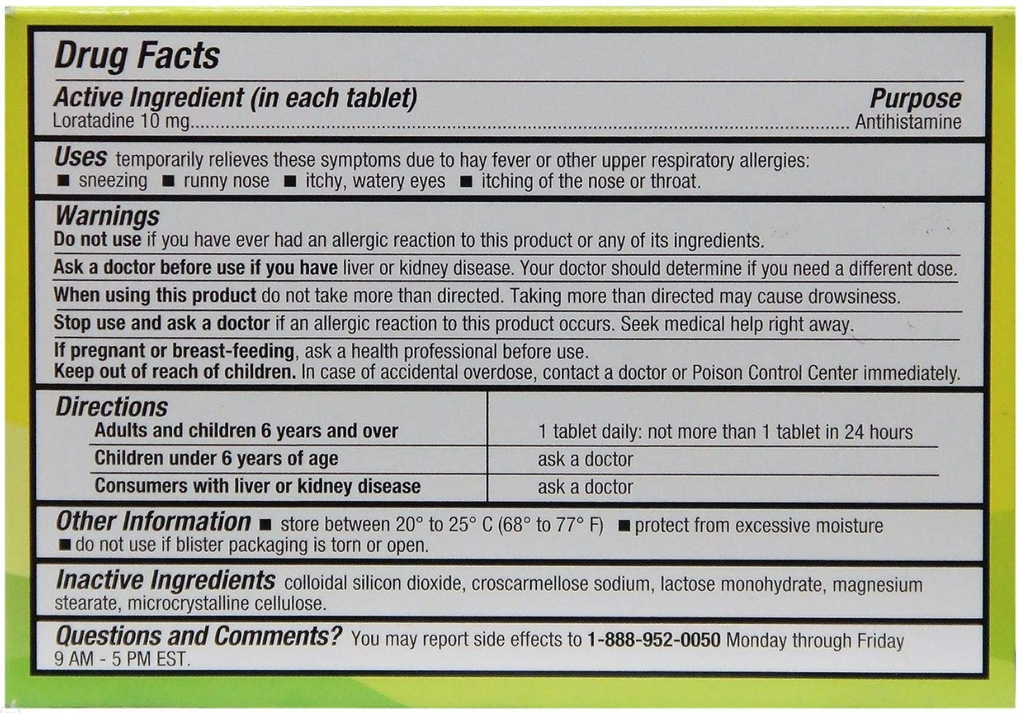 XL-3 Allergy Medicine | 24 Hour Relief from Seasonal Allergies, Non-Drowsy Allergy Medicine Relief from Sneezing, Runny Nose, or Itchy Eyes, Nose, and Throat; 10 Tablets