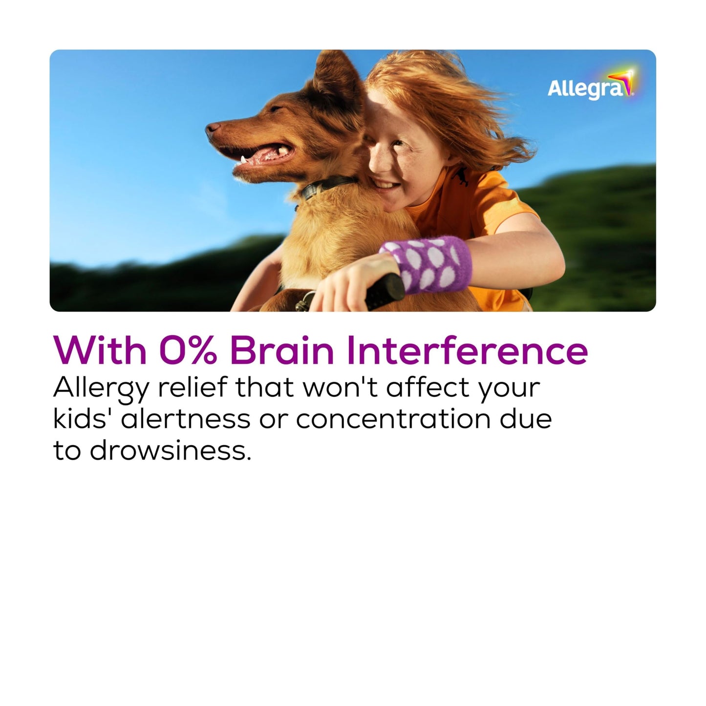 Allegra Children's 12HR Allergy Relief Non-drowsy Antihistamine Liquid, Berry Flavor, Alcohol-Free & Dye-Free