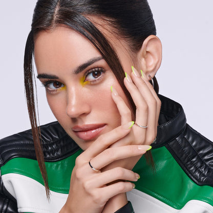 KISS Salon Acrylic French, Press-On Nails, Nail glue included