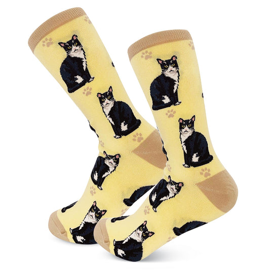 E&S Imports Pet Lover Socks - All Season - One Size Fits Most - for Women and Men – Cat and Dog Gifts