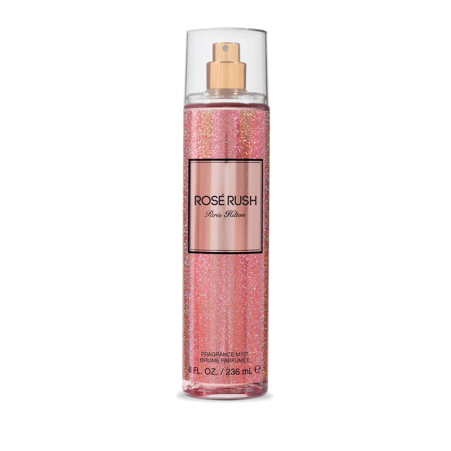 Paris Hilton Rose Rush Body Spray for Women | Floral and Fruity Fragrance | Notes of Rose Petals, Papaya and Amber | Feminine, Flirty and Long-Lasting | 8 Oz