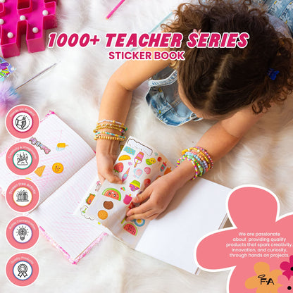Fashion Angels 1000+ Teacher Sticker Series 11 (78048) 40 Pages of Stickers for Students and Teachers to Enjoy