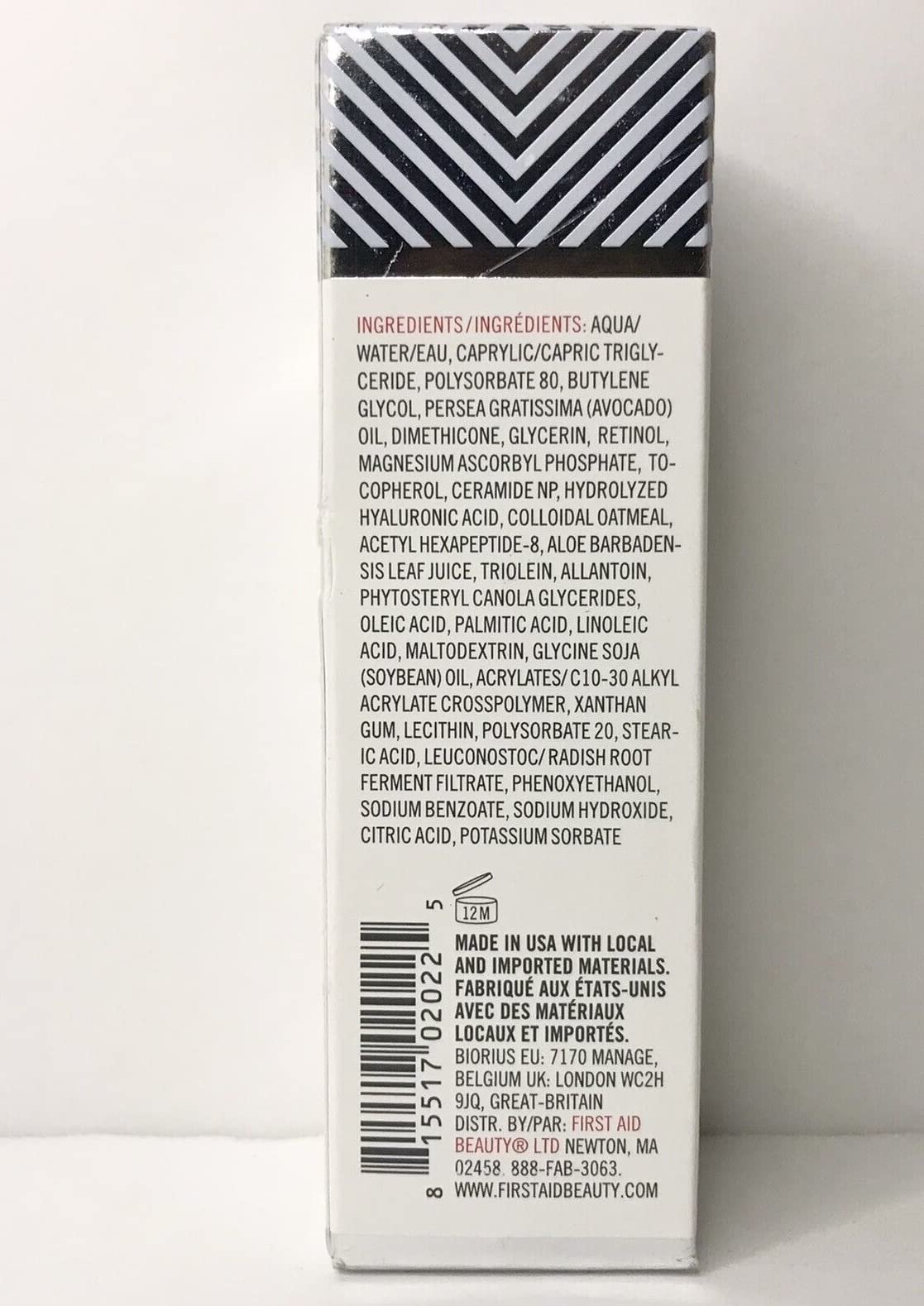 First Aid Beauty FAB Skin Lab Retinol Serum 0.25% Pure Concentrate, 1 oz