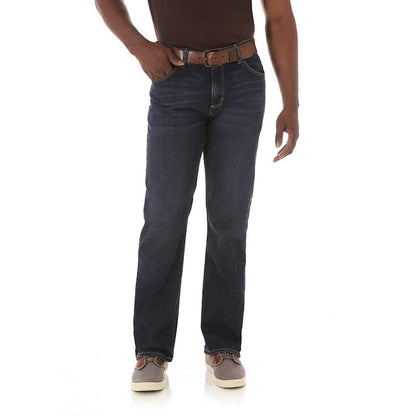 Wrangler Genuine Men's Straight Fit Jeans Dan River Mgw75 Drop 40/32