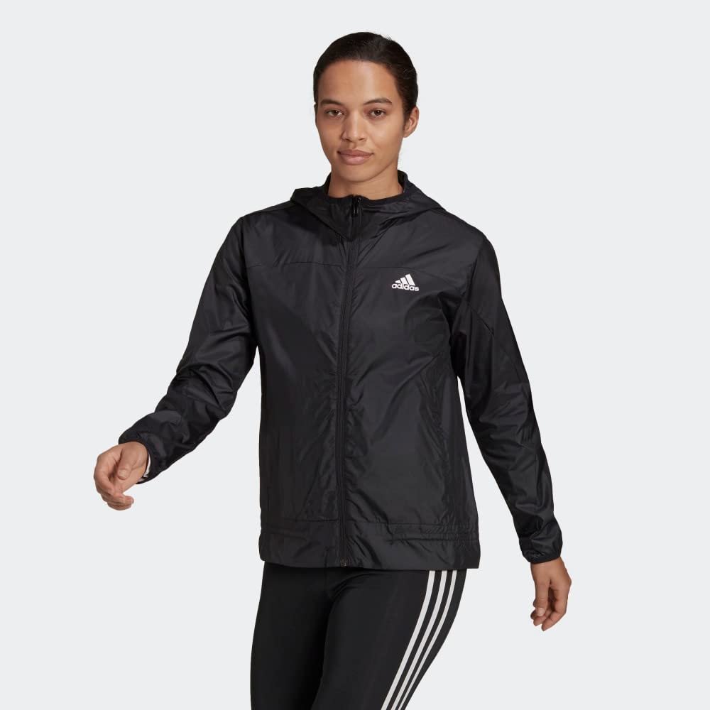 adidas Women's Logo Running Windbreaker