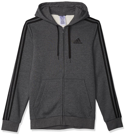 adidas Men's Essentials Fleece 3-Stripes Full-Zip