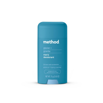 Method Deodorant, Pure Peace, Rose Water, Peonies + Pink Sea Salt notes, 24 Hour Odor Protection, 2.65 oz
