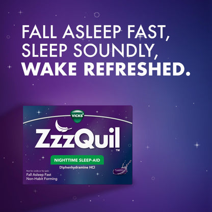 ZzzQuil Nighttime Sleep-Aid LiquiCaps 48 LiquiCaps (Pack of 12)