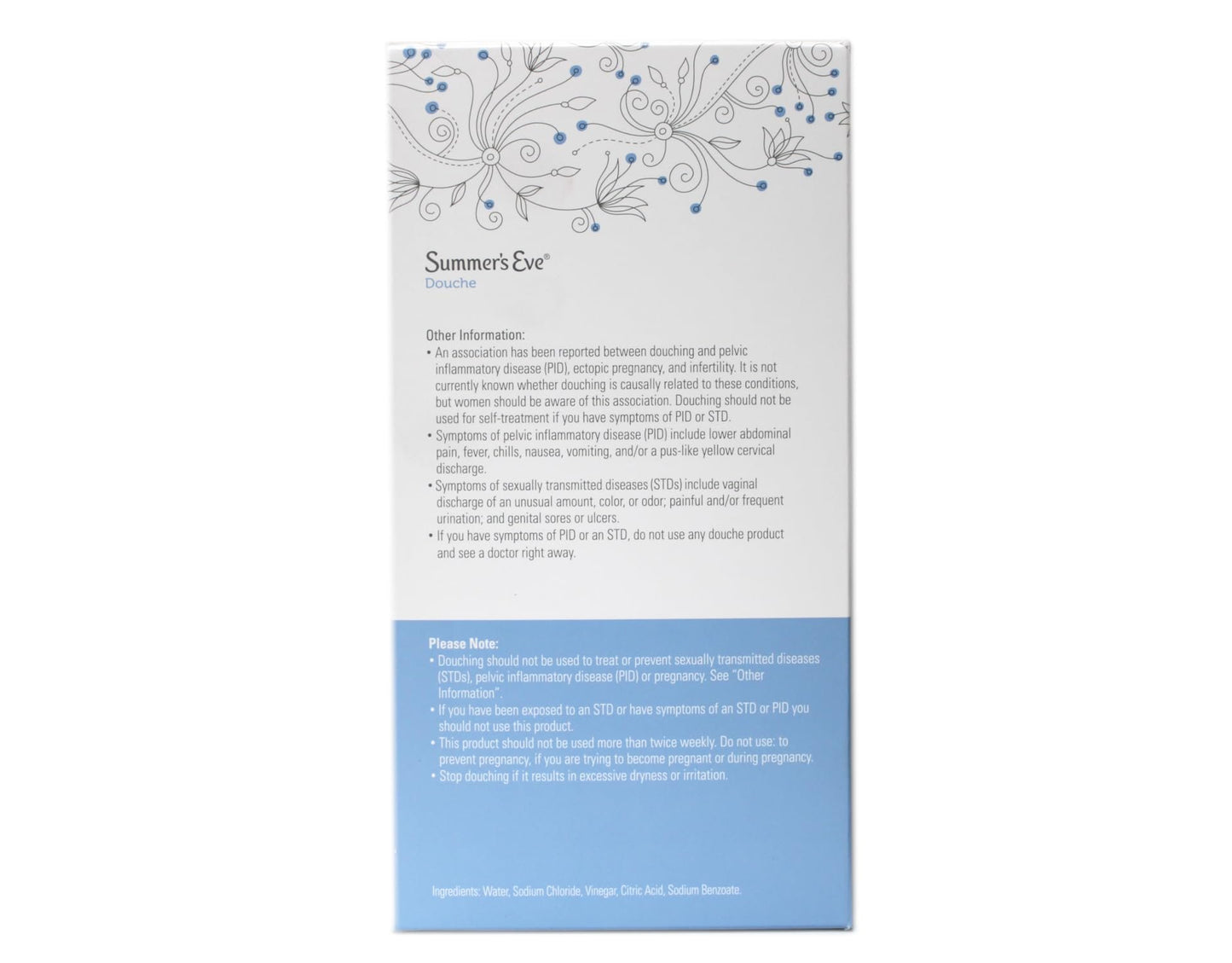 Summer's Eve Extra Cleansing Vinegar & Water Douche 2 Ct