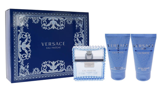 Versace Man Eau Fraiche Fragrance Set, 3 Count