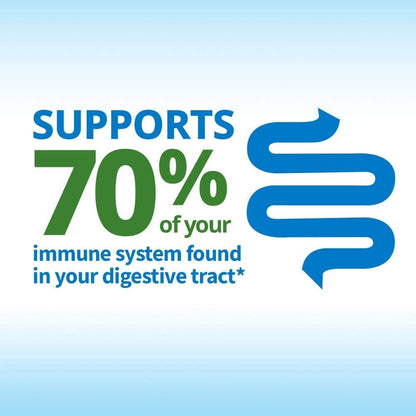 TruBiotics Probiotics for Digestive & Immune Health, Supports Regularity & Helps Relieve Abdominal Discomfort, Gas & Bloating, 2 Clinically Studied Probiotic Strains, Plus Prebiotics